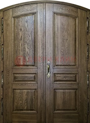 Долговечная арочная дверь с отделкой массив ДА-25 в Сургуте