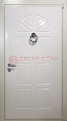 Белая входная дверь с МДФ ДМ-30 в квартиру в Орехово-Зуево