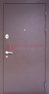 Сиреневая стальная дверь с нитроэмалью ДН-4 в Орехово-Зуево