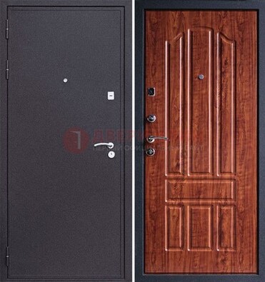 Темная стальная дверь с порошковым напылением ДП-188 в Орехово-Зуево