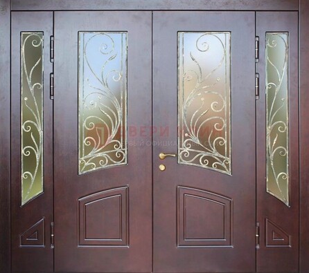 Парадная дверь ДПР-58 с остеклением в Орехово-Зуево