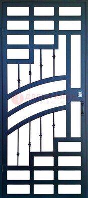 Современная металлическая решетчатая дверь ДР-38 в Орехово-Зуево