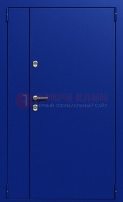 Синяя тамбурная дверь ДТМ-23 в Орехово-Зуево