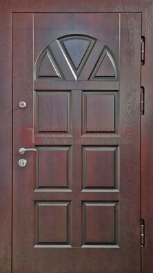Уличная стальная дверь с виноритом ДВТ-166 в Орехово-Зуево