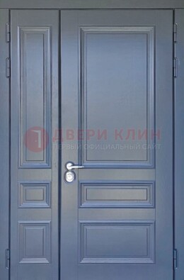Темно-серая железная дверь с виноритом ДВТ-242 в Орехово-Зуево