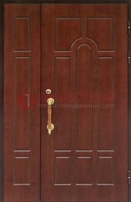 Стальная полуторная дверь для частного дома ПЛ-13 в Орехово-Зуево